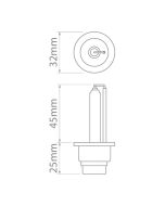 Nordic Lights 80009 D2S HID Xenon Replacement Bulb